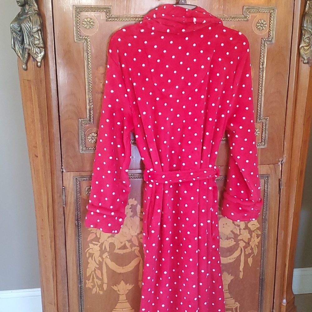 ,*0616 Kim Rogers Polka-Dot Robe - Picture 5 of 6